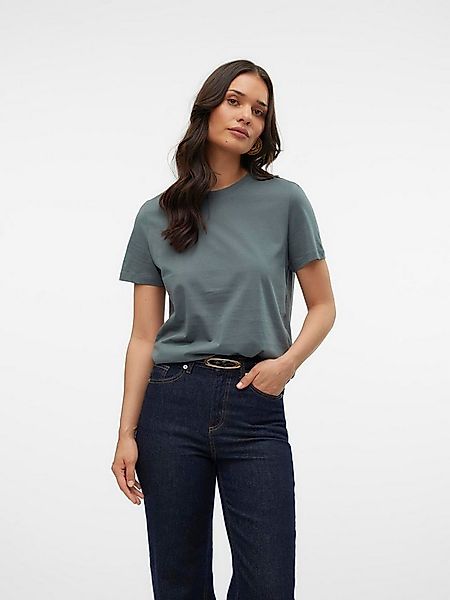 Vero Moda Kurzarmshirt VMPAULINA SS T-SHIRT GA JRS NOOS Baumwolle, regular günstig online kaufen