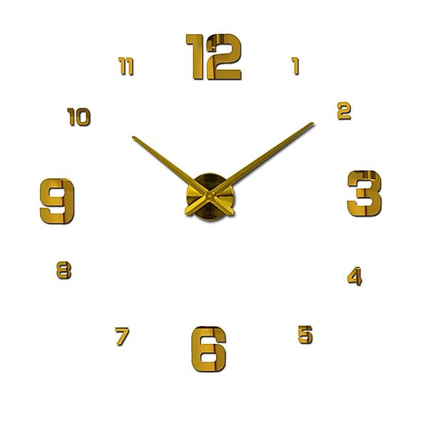 KINSI Wanduhr Große dekorative 3D-Wanduhr,Große Digitaluhr,DIY-Wanduhr,100 günstig online kaufen