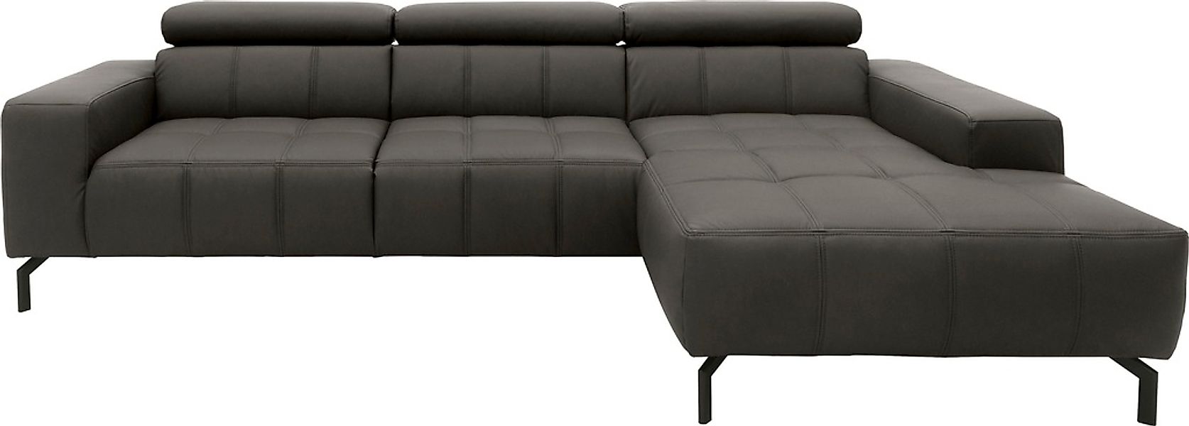 DOMO collection Ecksofa "Cunelli tolle Sitznähte als Designelement, fester günstig online kaufen