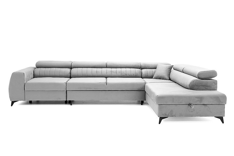 Muffo Ecksofa Piero maxi, mit Schlaffunktion und Bettkasten, Verstellbare K günstig online kaufen