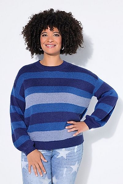 Angel of Style Strickpullover Pullover Loose Fit Blockstreifen Ballon-Langa günstig online kaufen