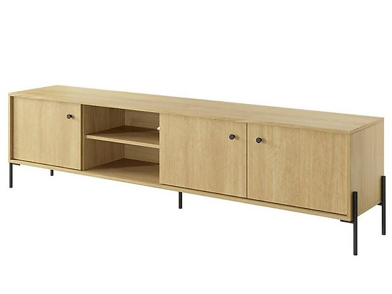 Compleo TV-Schrank TV-Tisch mit 3 Türen, skandinavisches Wohnzimmer NONO (N günstig online kaufen