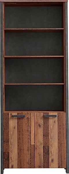 FORTE Aktenregal Clif, Bücherregal, Breite 86 cm, viel Stauraum mit 2 Türen günstig online kaufen