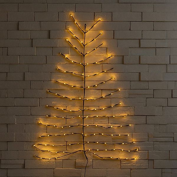 Spetebo LED Wandleuchte Weihnachtsbaum Wandbild für günstig online kaufen