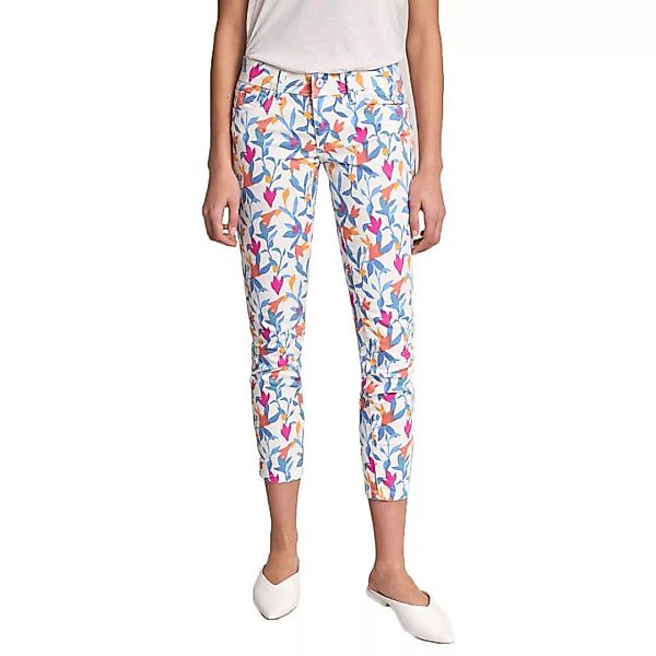 Salsa Jeans Push Up Wonder Capri In Colour Print Jeans 26 White günstig online kaufen