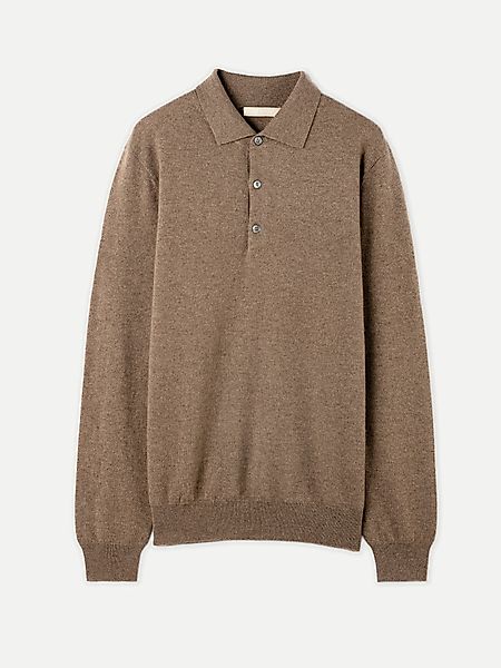 GOBI Cashmere Polokragenpullover Naturfarbe Kaschmirpullover mit günstig online kaufen