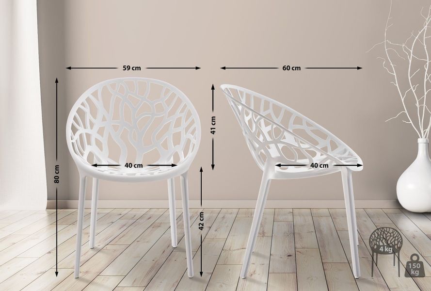 CLP Gartenstuhl Hope (4er Set), Kunststoff, günstig online kaufen