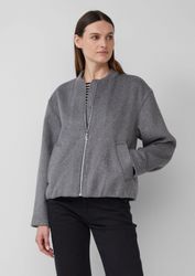 s.Oliver Funktionsjacke Outdoor-Jacke Wollmix-Blouson mit gerafftem günstig online kaufen