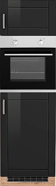 KOCHSTATION Backofenumbauschrank "KS-Tinnum", 60 cm breit, 200 cm hoch, Met günstig online kaufen