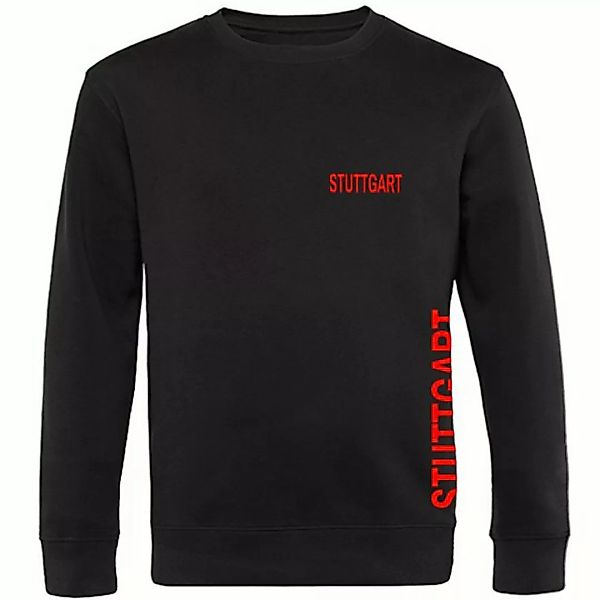 multifanshop Sweatshirt Stuttgart - Brust & Seite - Pullover günstig online kaufen