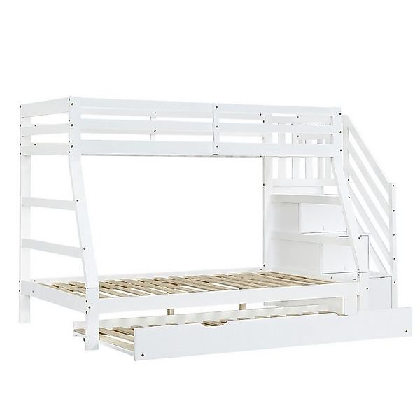 Gotagee Kinderbett Etagenbett mit Rollbett 90x200cm Jugendbett Gästebett St günstig online kaufen