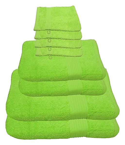 Julie Julsen Handtücher 8-Handtücher-Apfelgrün, Baumwolle (8-St) günstig online kaufen