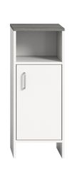 xonox.home Stauraumschrank Weiß Melamin Modern 33x80x31 günstig online kaufen