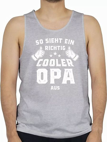 Shirtracer Tanktop So sieht ein richtig cooler Opa aus Opa Geschenke günstig online kaufen