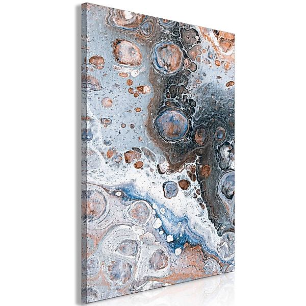 Wandbild - Blue Sienna Marble (1 Part) Vertical günstig online kaufen