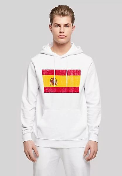 F4NT4STIC Kapuzenpullover Spain Spanien Flagge distressed Print günstig online kaufen