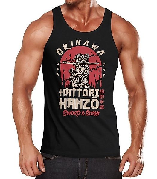 Neverless Tanktop Herren Tank-Top Hattori Hanzo Sword and Sushi Okinawa Jap günstig online kaufen