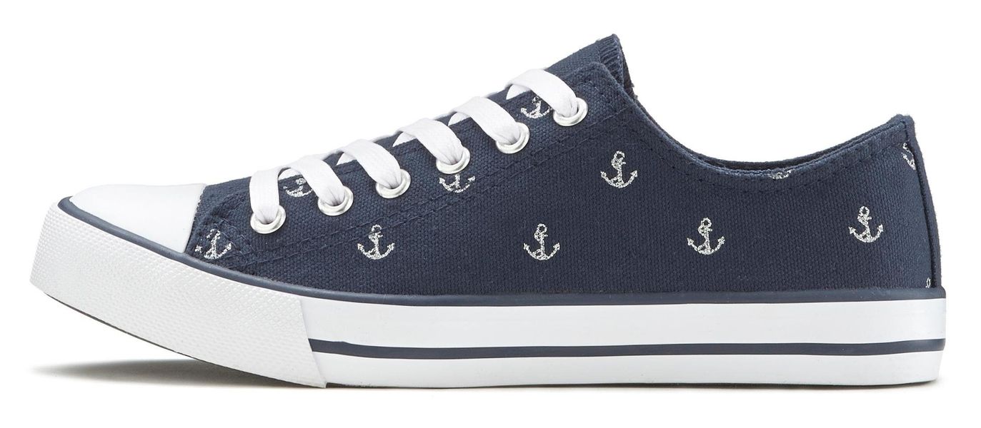 LASCANA Sneaker mit Ankerprint, Schnürhalbschuh, Freizeitschuh günstig online kaufen