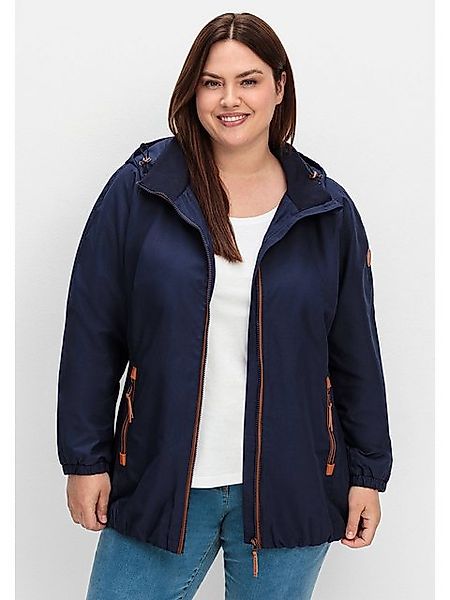 Sheego Langjacke Große Größen aus Microfaser, günstig online kaufen