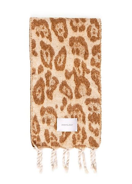 SASSYCLASSY Schal Schal Damen mit Leo-Print elegant, Warmer langer Schal im günstig online kaufen