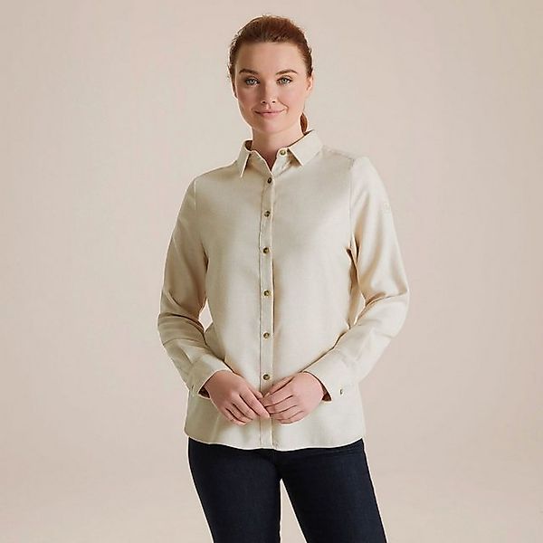 Craghoppers Kurzarmshirt Craghoppers - Dornach Damen Flannel Bluse, beige günstig online kaufen