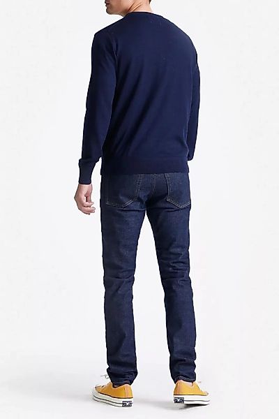 King Essentials The John Pullover Merino Navy - Größe L günstig online kaufen