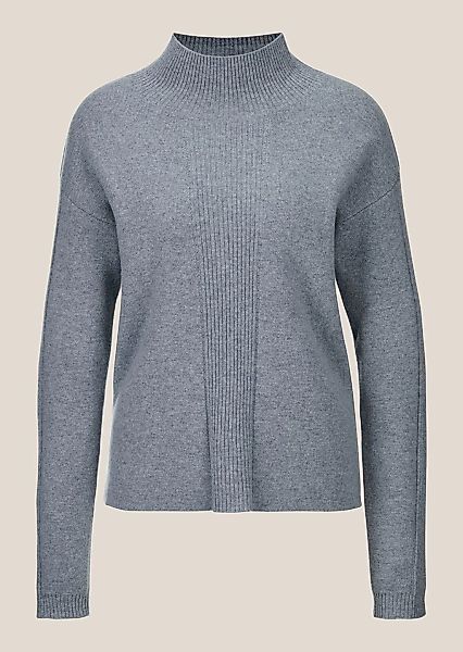 MADELEINE Longpullover "Strickpullover Kaschmir-Pullover mit Pointelle-Must günstig online kaufen