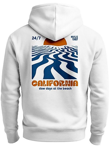 Neverless Sweatjacke Herren Sweatjacke Backprint Kalifornien USA Zipjacke Z günstig online kaufen