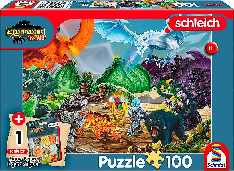 Schmidt Spiele Puzzle Eldrador, Kampf um den Superkristall, 100 Puzzleteile günstig online kaufen