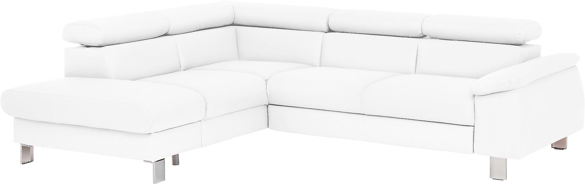 COTTA Ecksofa Komaris L-Form mit Kopfteilverstellung, günstig online kaufen
