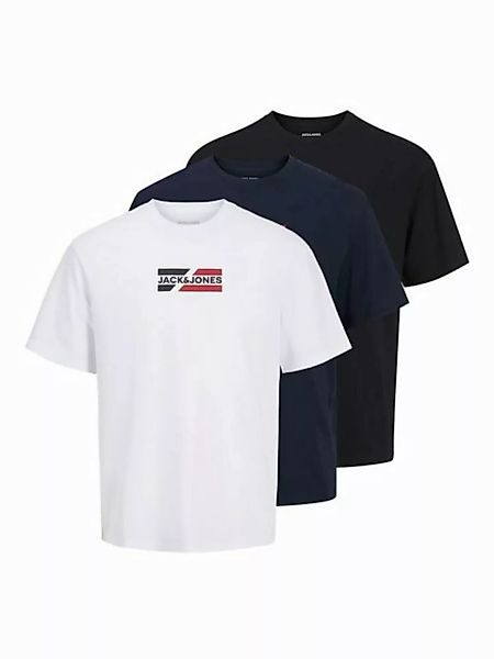 Jack & Jones Kurzarmshirt JJECORP GRAPHIC TEE SS O-3PK MP NOOS (Packung, 3- günstig online kaufen