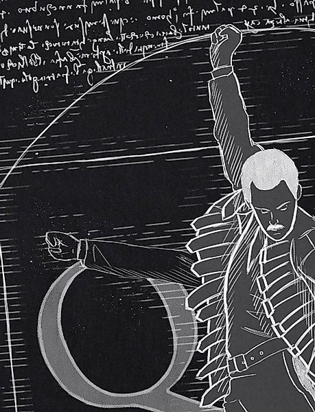 style3 T-Shirt Vitruvianischer Freddie da vinci live rock you festival merc günstig online kaufen