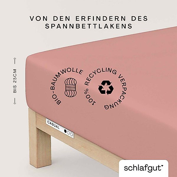 Schlafgut Spannbettlaken CASUAL u.a. in Gr. günstig online kaufen