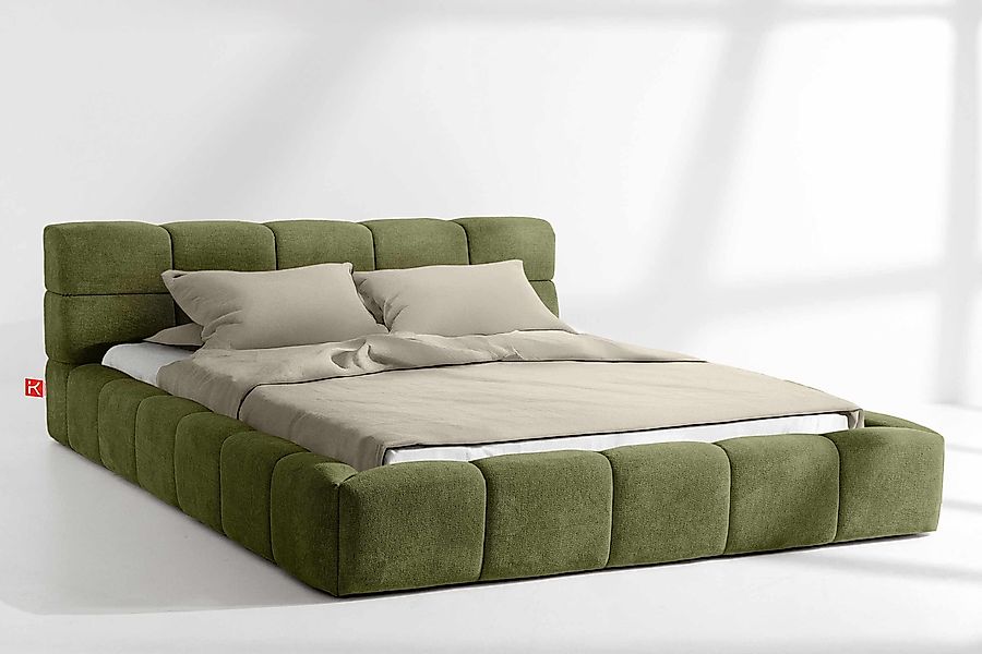 KONSIMO® Polsterbett Doppelbett AERI mit Stauraum, günstig online kaufen