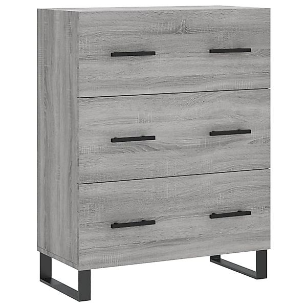 vidaXL Sideboard Grau Sonoma 69,5x34x90 cm Holzwerkstoff 827882 günstig online kaufen