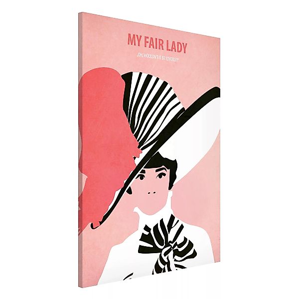 Magnettafel Kunstdruck - Hochformat 2:3 Filmposter My fair Lady günstig online kaufen