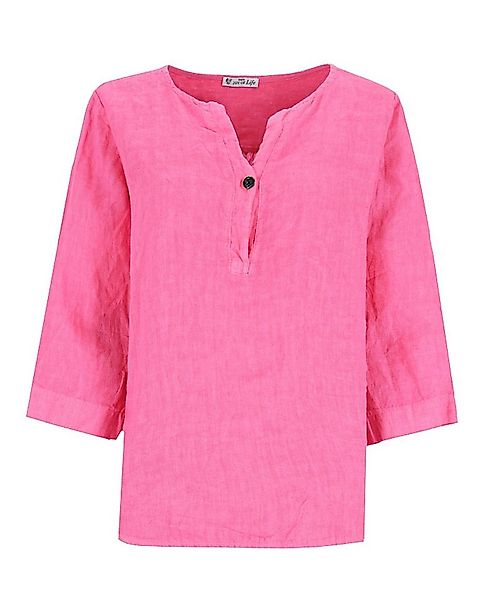 Hajo Blusentop Bluse Soft Linen 3/4 Arm günstig online kaufen