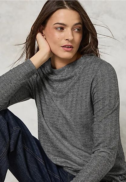 CECIL Jaquard-Shirt günstig online kaufen