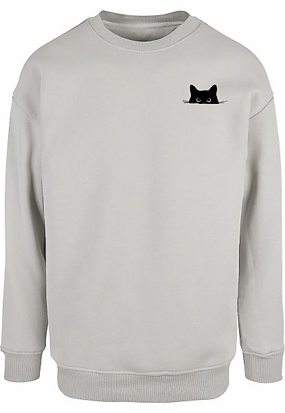 Merchcode Rundhalspullover "Merchcode Halloween - Cat Crewneck" 1 Stk. günstig online kaufen