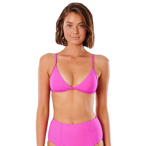Rip Curl Premium Surf Banded Fixed Tri Bikini Oberteil S Pink günstig online kaufen