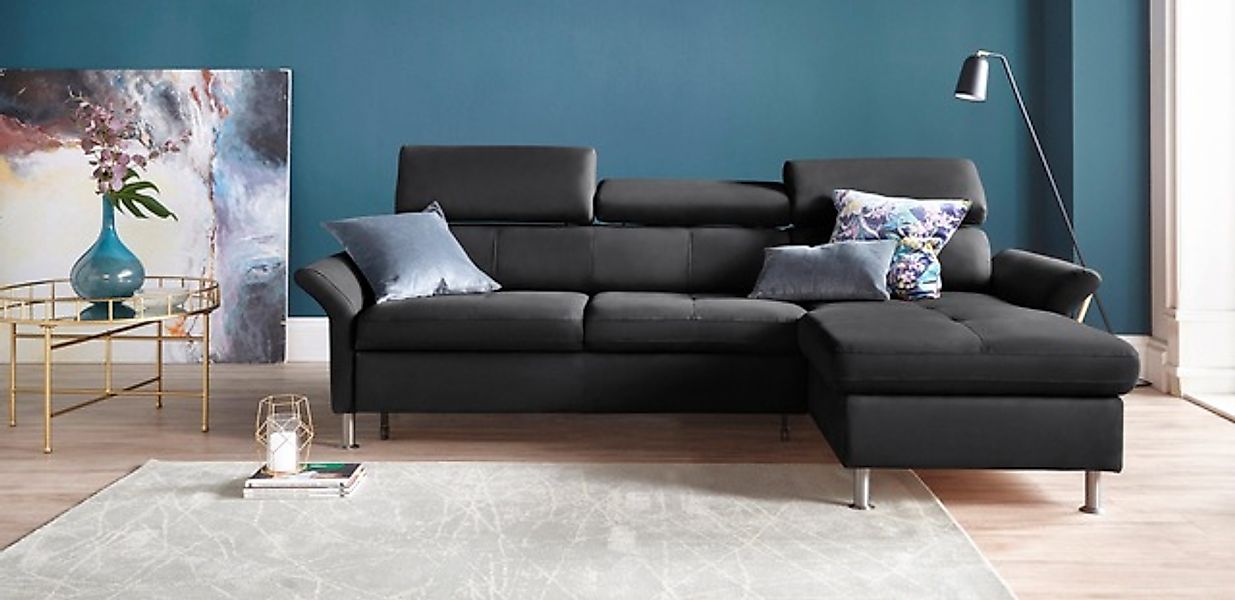 exxpo - sofa fashion Ecksofa »Maretto, bequem & komfortabel, bodenfrei, Bre günstig online kaufen