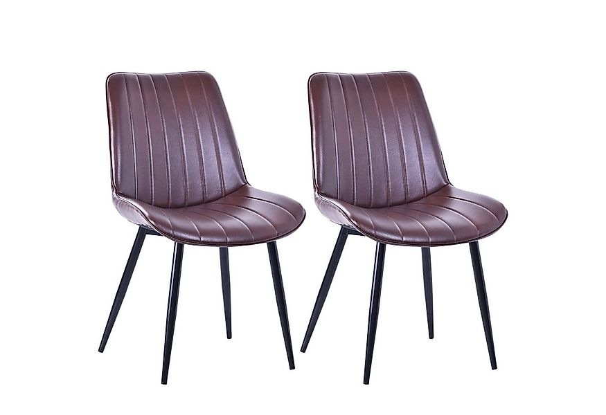 HOMAVO Esszimmerstuhl YZ1 STUHL-SET 2 Stück in Stoff oder Kunstleder – mode günstig online kaufen