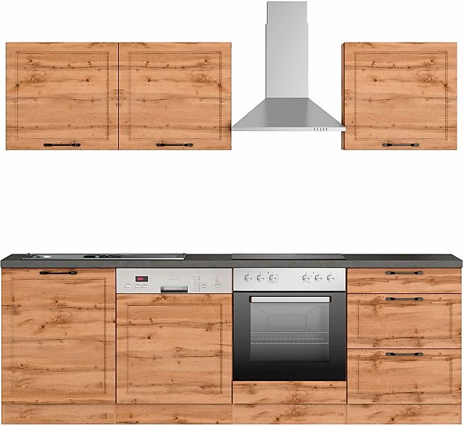 KOCHSTATION Küchenzeile »KS-Lani, mit MDF-Fronten«, Breite 240 cm, wahlweis günstig online kaufen