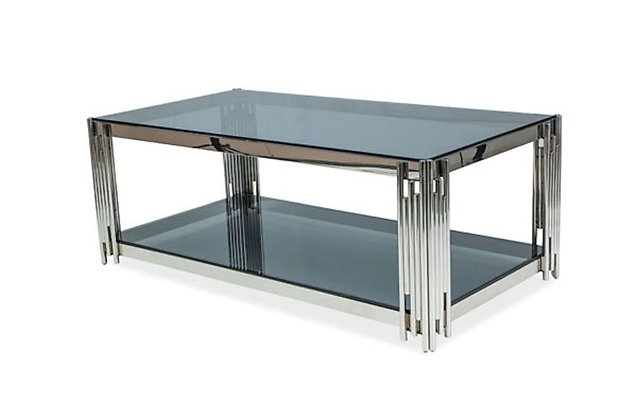 Feldmann-Wohnen Couchtisch Fyli (1-St), 120x60x40cm Chrom günstig online kaufen