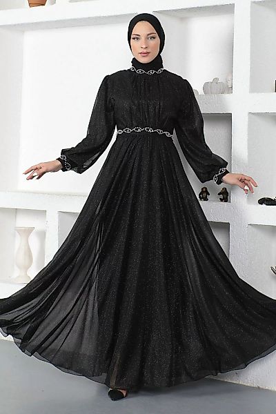 MODAMİHRAM Midikleid ElbiseInci Glitzer Abendkleid günstig online kaufen