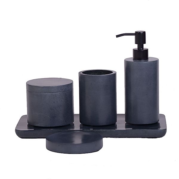 houseproud Badaccessoire-Set Circle 5-teiliges Set aus günstig online kaufen