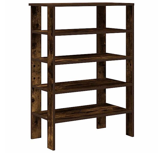 vidaXL Schuhregal Schuhregal Räuchereiche 61x32x87,5 cm Holzwerkstoff, 1-tl günstig online kaufen