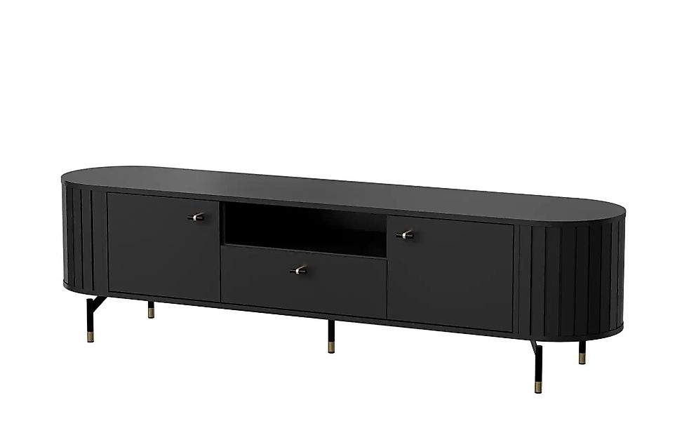 Lowboard  Zante ¦ schwarz ¦ Maße (cm): B: 180 H: 49 Kommoden & Sideboards > günstig online kaufen