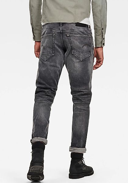 G-Star Herren Jeans 3301 REGULAR TAPERED - Tapered Fit - Grau - Faded Bulli günstig online kaufen