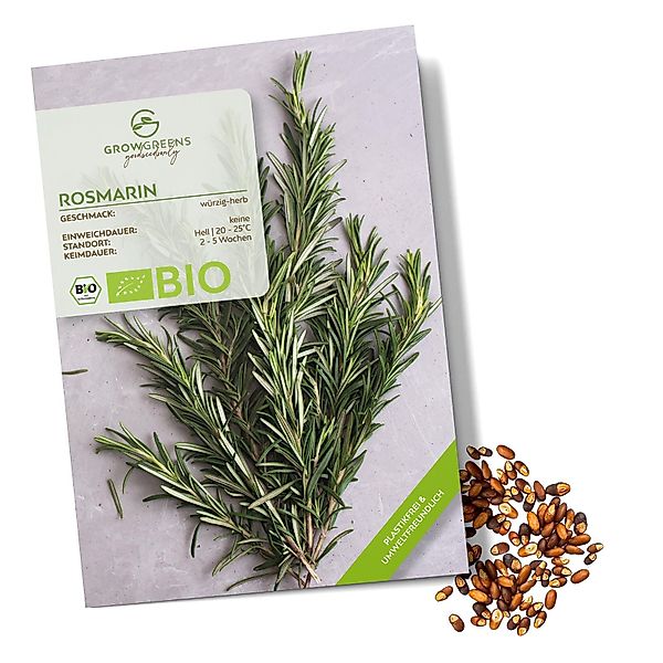 Growgreens Kräutersamen BIO Rosmarin Samen - günstig online kaufen